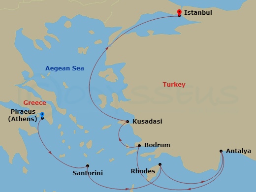 7-night Greek & Turkish Delights Voyage