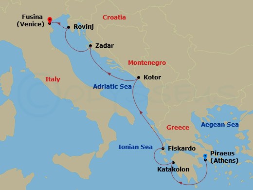 7-night A Journey from Athens to Venice Cruise