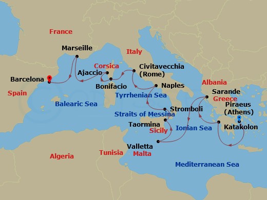 11-night Mediterranean Romance Cruise