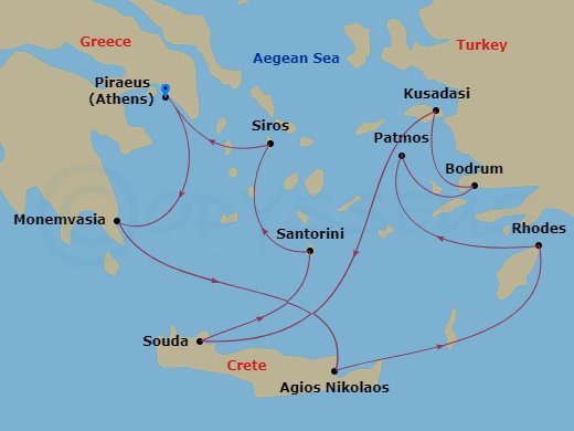 11-night Greece and Holy Land Cruise