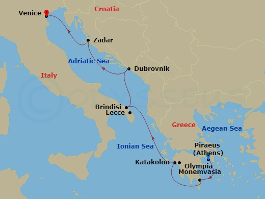 7-night Greece & Dalmatian Delights Cruise