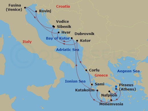 14-night Treasures Of The Adriatic Cruise
