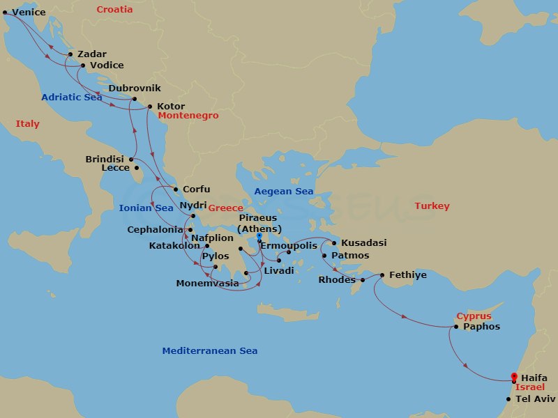 21-Day Adriatic Gems & Greek Treasures