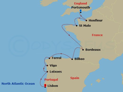 11-night France & Spain Voyage: Bordeaux, Bilbao & Vigo