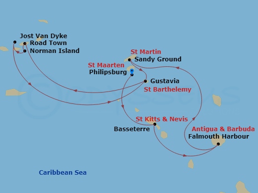 7-Night Virgin Islands & the West Indies Cruise