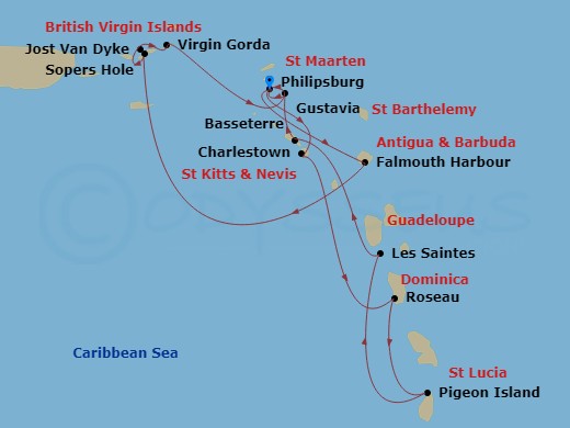 14-night Star Collector: Caribbean Explorations Cruise