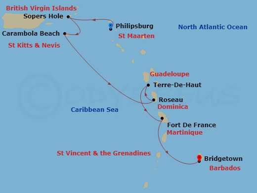 7-Day Yachtsman's Caribbean