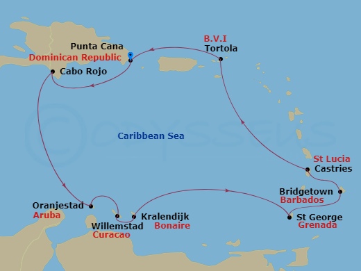 7-night Southern & Eastern Caribbean Cruise