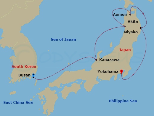 10-night World Segment Cruise: Japan Explorer