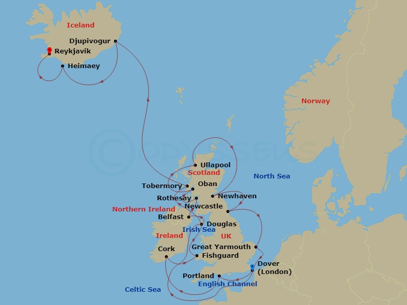 21-night Jewels Of The British Isles & South Iceland Cruise