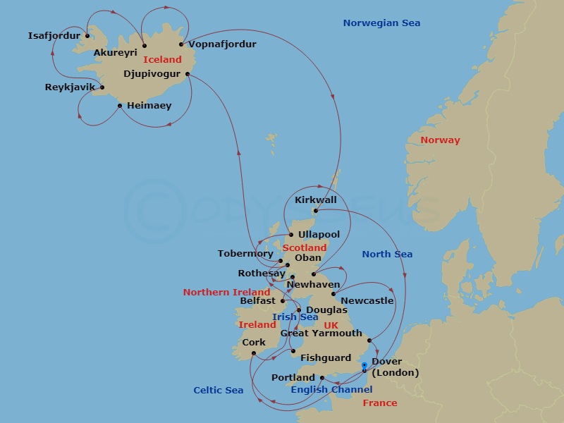 28-night Jewels Of The British Isles & Icelandic Intrigue Cruise