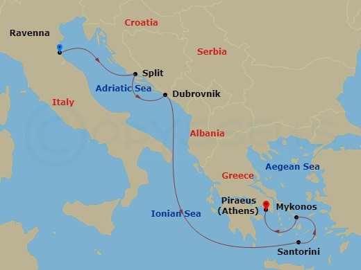 7-night Greece & Croatia Cruise