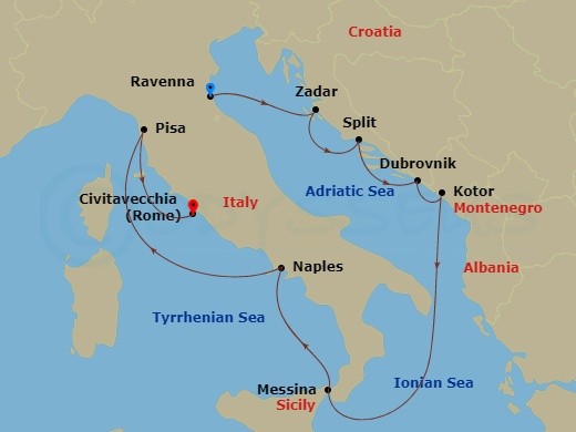 11-night Best Of Italy & Croatia Cruise