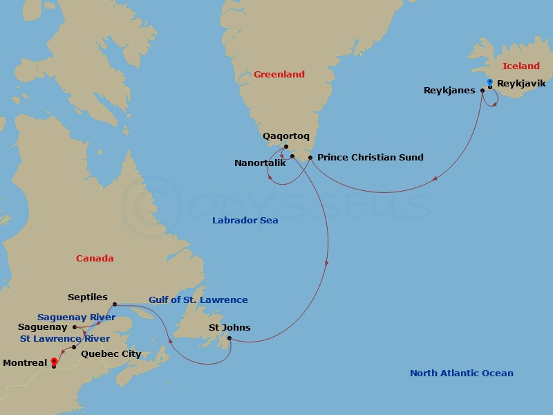 14-night Iceland, Greenland & Eastern Canada Voyage