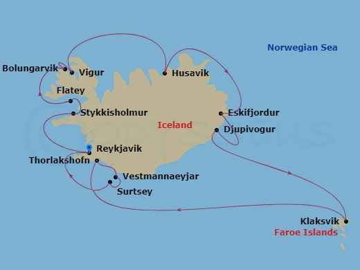 10-night Reykjavík to Reykjavík Cruise