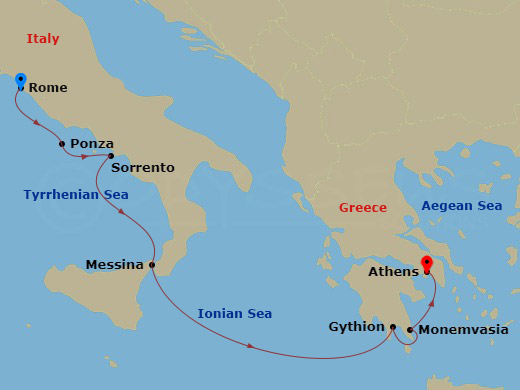 7-night Enchanting Greece and the Amalfi Coast Cruise