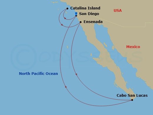 7-night Cabo Overnight, Catalina & Ensenada Cruise