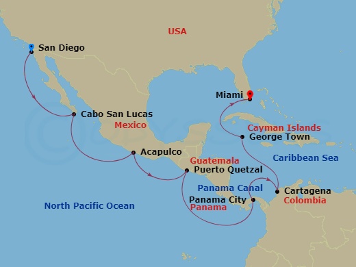 14-night Panama Canal Cruise