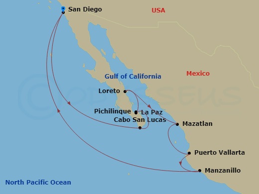 11-night Mexican Riviera & Sea Of Cortez Cruise