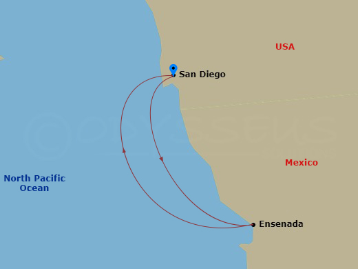 3-night Ensenada Cruise