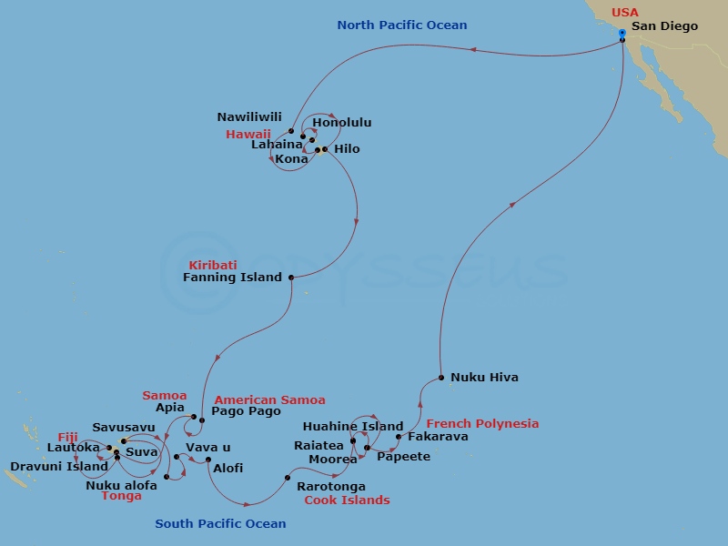 51-night Tales Of The South Pacific Cruise