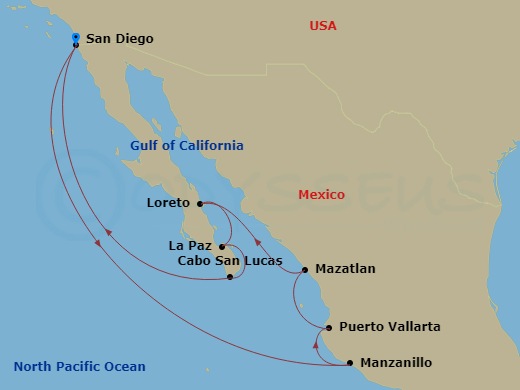 11-night Mexican Riviera & Sea Of Cortez Cruise