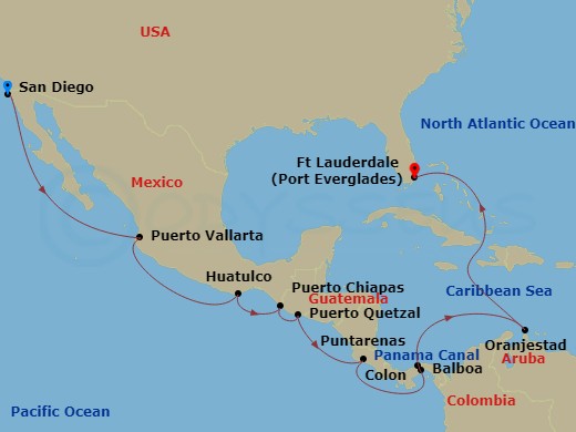 16-night Panama Canal Cruise