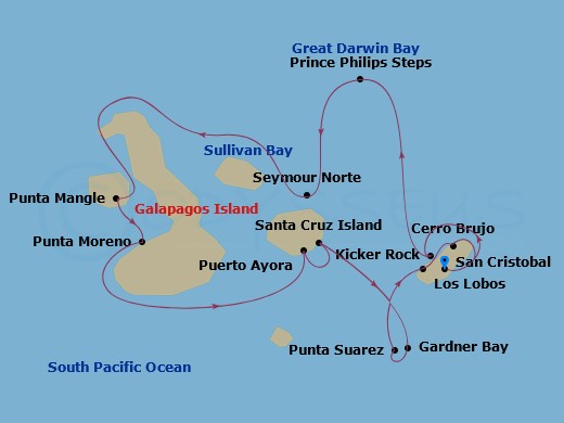 7-night Galápagos Islands Cruise