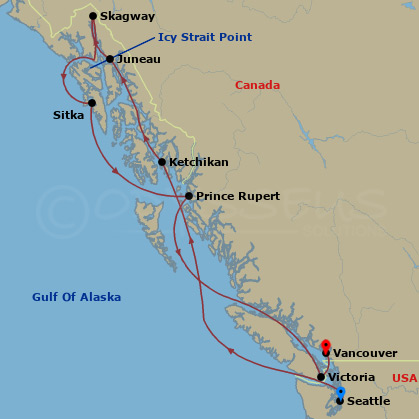 10-night Spirit Of Alaska Voyage