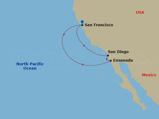 5-night West Coast Getaway With San Diego Cruise