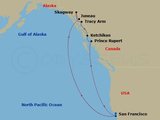 10-night Alaska Inside Passage & Glacier Cruise