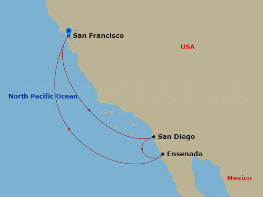 5-night West Coast Getaway With San Diego Cruise