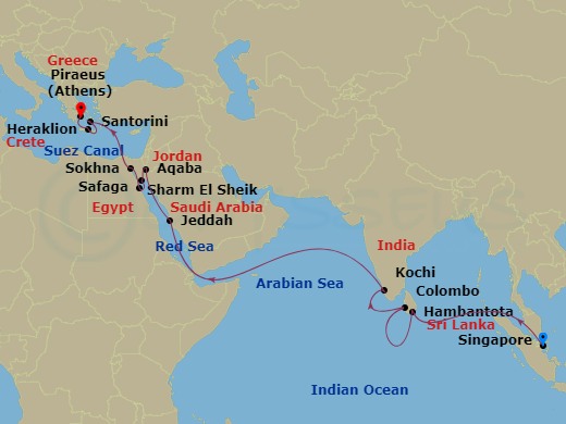 26-night Spice Route Voyage