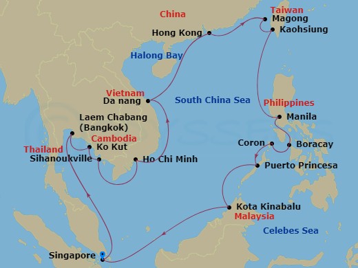 28-night Circle The South China Sea Cruise