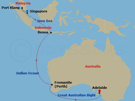 13-night Asia & Australia Cruise