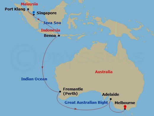 15-night Asia & Australia Cruise