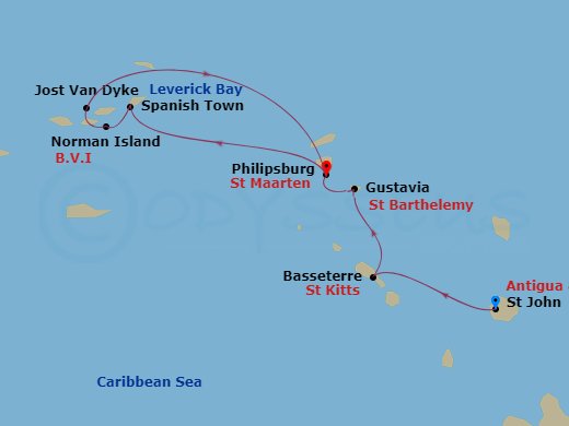 7-Night Best Of British Virgin Islands And St. Barths Cruise