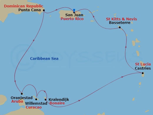 7-night Southern Caribbean: Curacao & Aruba Cruise