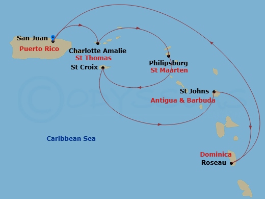 7-night Southern Caribbean Cruise