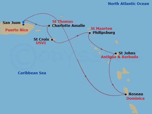 7-night Southern Caribbean Cruise