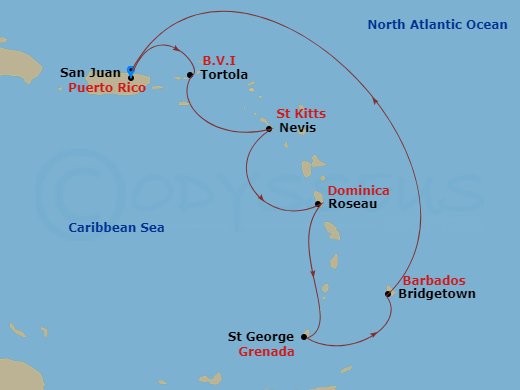 7-night Southern Caribbean with Barbados Cruise