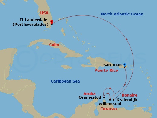 7-night Southern Caribbean Islander Cruise