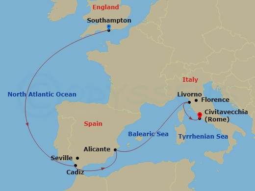 8-night Spain And Italy Cruise