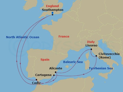 14-night Spain And Italy Cruise