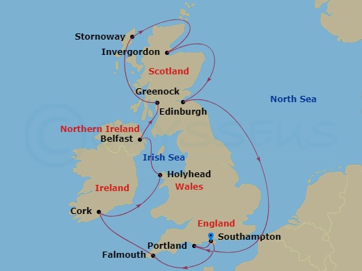 14-night Ireland, Scottish Highlands & Wales Cruise