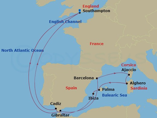 16-night Italy, France And Spain Cruise
