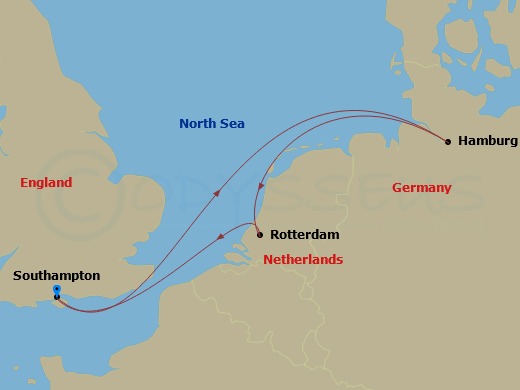 5-night Hamburg & Rotterdam Cruise