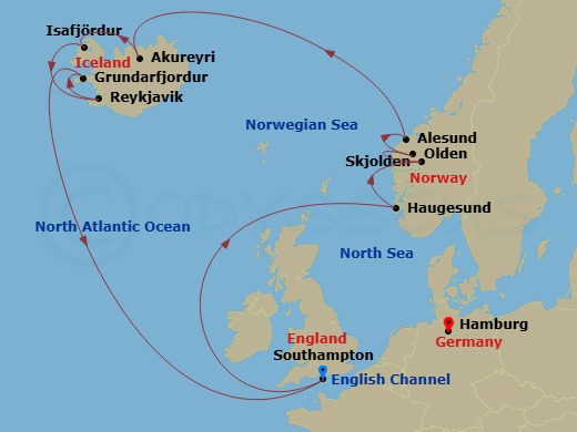 14-night Iceland & Norway Cruise