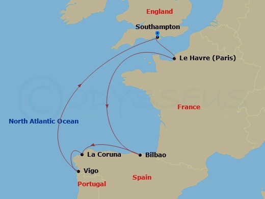 7-night Spain & France Cruise