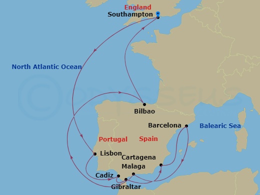 14-night Spain & Portugal Cruise